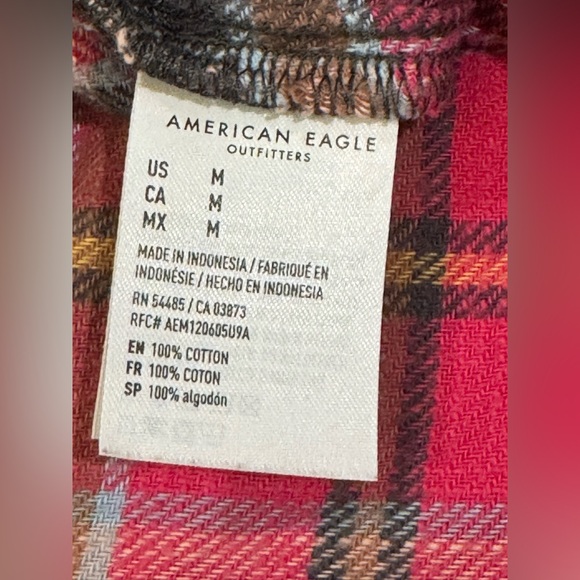 American Eagle Outfitters Flannel Plaid Shirt Bundle. - Picture 8 of 12